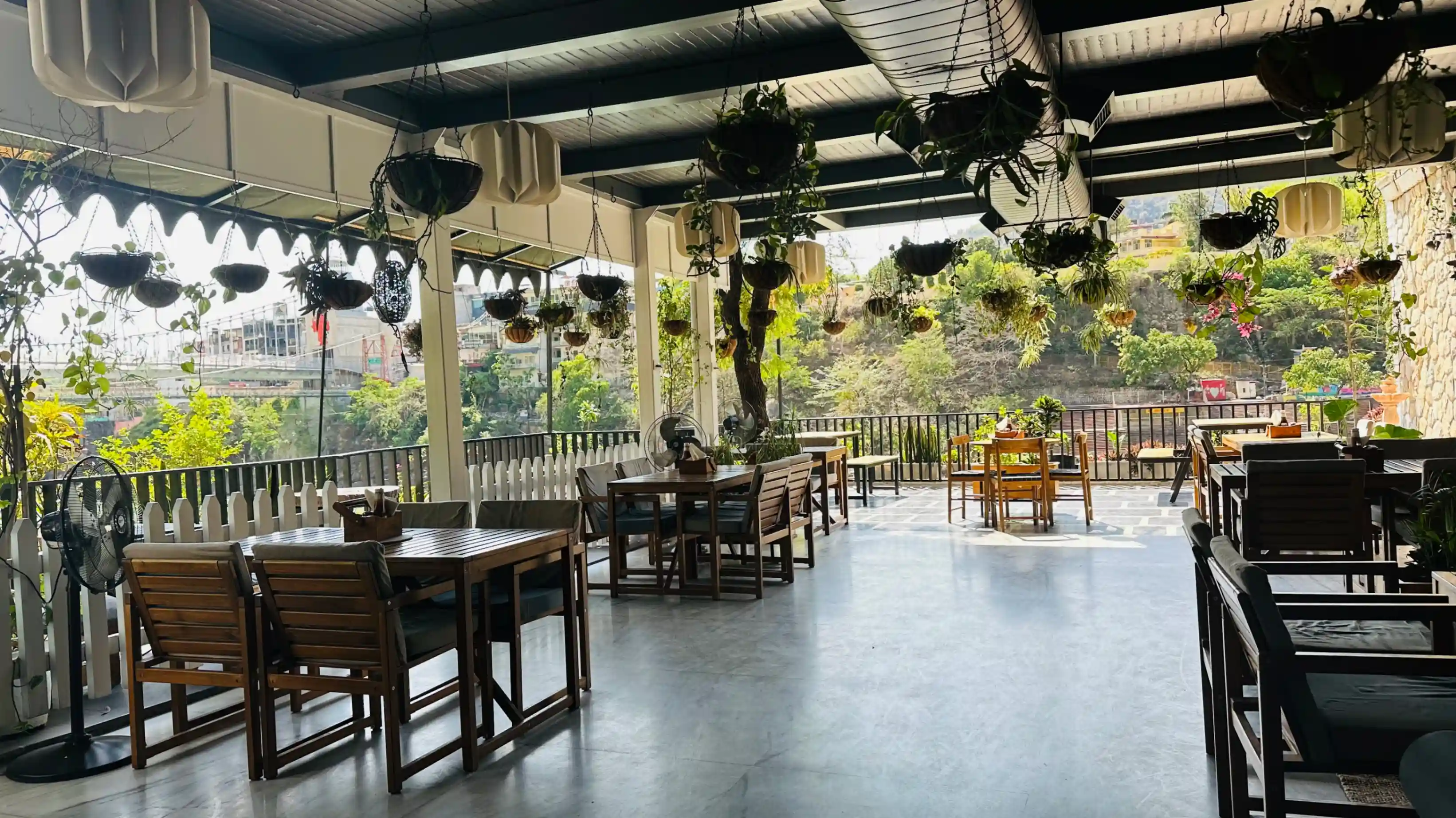 Ganga View Cafe interior